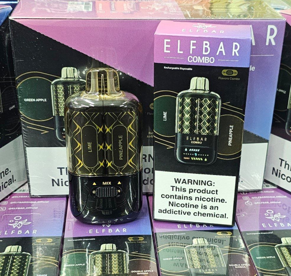 ELFBAR COMBO 25000 ORIGINAL (Green grape - Grape)